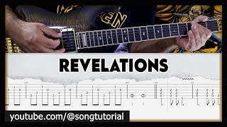 Iron Maiden  Revelations  TAB  Guitar Cover  Lesson [upl. by Eiraminot]