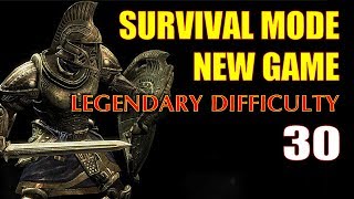 Skyrim SURVIVAL MODE Walkthrough Legendary 30  Embershard Mine amp Power Enchanting in Whiterun [upl. by Nerua]