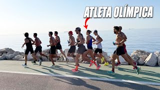 ENTRENO DE MARATÓN CON UNA ATLETA OLÍMPICA [upl. by Jacques298]