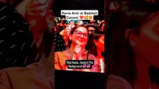 Hania Amir at BadShah Concert foryou haniaamir badshah shorts love trendingshorts [upl. by Enyawd]