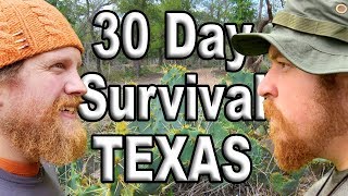 30 Day Survival Challenge in Texas Zach Fowler amp Chris Thorn [upl. by Antonio560]