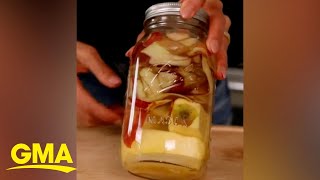 How to make apple cider vinegar at home l GMA [upl. by Ambrosi]