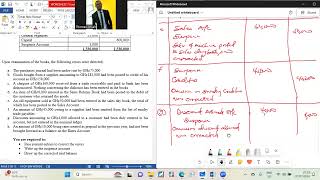 Correction of Errors amp Suspense Account Part 4 Tutorial Question 4 [upl. by Eeryn]