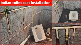 Indian toilet seat perfect installation  टॉयलेट सीट फिटिंग कैसे की जाती है [upl. by Drarig]