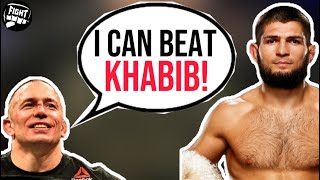 GEROGE STPIERRE SAID THAT HE CAN BEAT KHABIB [upl. by Calderon]