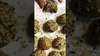 Easy Salted Caramel Energy Bites food snacks healthyfood recipe preworkout [upl. by Rosner]