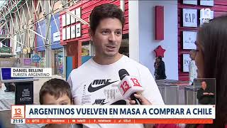 Argentinos vuelven en masa a comprar a Chile [upl. by Otnas117]