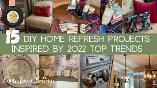 15 Home Refresh DIY Projects Inspired by the Top Trends [upl. by Batholomew]