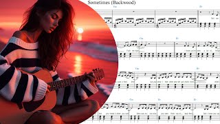 Gigi Perez — Sometimes Backwood — Piano Sheet Music [upl. by Risteau]