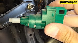 VW Golf 4 P0571 Brake Switch replacement [upl. by Kyte]