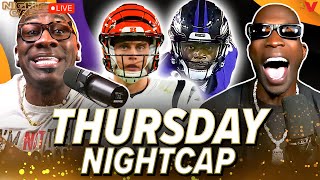 Unc amp Ocho react to TNF Lamar Jackson amp Ravens vs Joe Burrow amp Bengals  Nightcap [upl. by Dinnie]