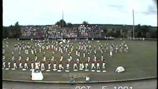 1991 Sumter High School Marching Band at Hartsville [upl. by Eitsim]