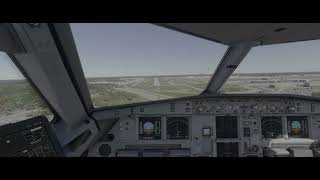 a320 inibulids landing in cockpit view [upl. by Edyaw]