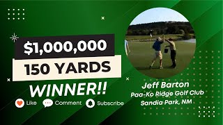 Jeff Barton Wins 1000000 in Golf Shootout Contest  HoleInOneInternational [upl. by Reahard488]