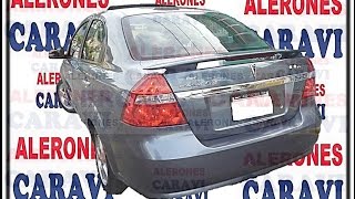 AVEO spoiler aveo aleron caravi  aveo aleron con stop 35 leds aleron para aveo spoiler aveo [upl. by Waine]