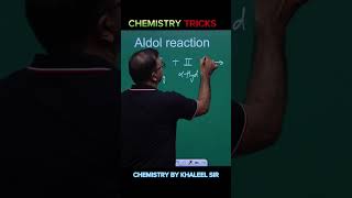 Aldol Reaction 🔥 🔥🔥shorts reels organicchemistry chemistry khaleelsir education neet jee [upl. by Vick]