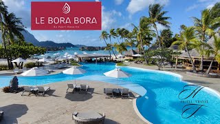 Review Hotel le bora bora  Beach villa with Pool [upl. by Eeleak390]