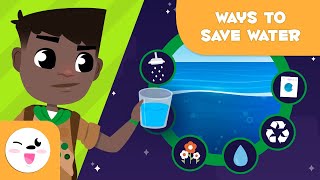 Water Saving Tips and Tricks  Lets Save the Planet  The Environment for Kids [upl. by Jacquetta]