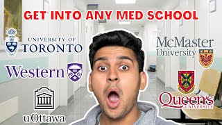 20222023 HOW TO GET INTO EVERY MEDICAL SCHOOL IN ONTARIO [upl. by Llehsor]