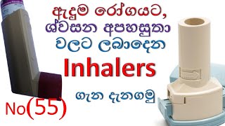 Inhalers in sinhala  ඉන්හේලර් ගැන දැනගමු  inhalers  Beclate  asthma  MDI  DPI  salbutamol [upl. by Denoting]