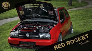 VW Golf 3 1H  Red Rocket R33 Turbo  Markus Meier  x9n [upl. by Nyrroc801]