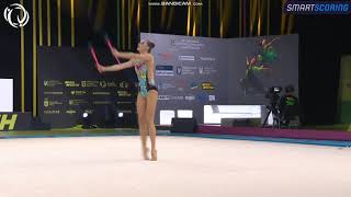 Annaliese DRAGAN ROU Clubs AA  European Championships Kyiv 2020 [upl. by Tychon319]