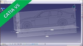 Import amp Scale Images  Sketchtracer  Catia v5 Training  Part Design [upl. by Arykat]