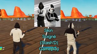 Skin Soigné StashD Gameplay Fortnite [upl. by Hanus]