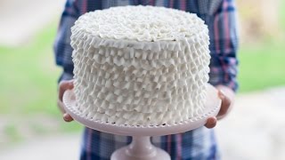 How to Make a Ruffle Cake [upl. by Naig]