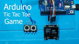 Arduino Tic Tac Toe Game with Oled Display [upl. by Xirtaeb]