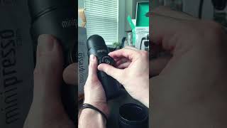 Trying The Minipresso Portable Espresso Machine By Wacaco [upl. by Dre]