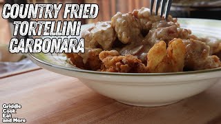 YOU HAVE TO TRY COUNTRY FRIED TORTELLINI CARBONARA [upl. by Ailbert]