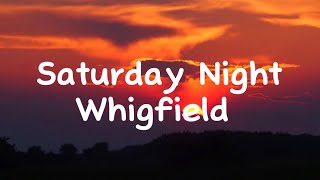 Saturday Night  Whigfield lyrics [upl. by Alyak646]