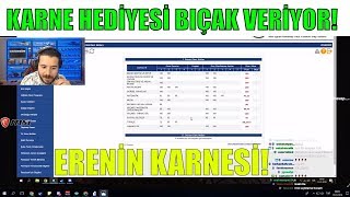 KANSEREN KARNESİNİ GÖSTERİYOR UNLOST ERENE KARNE HEDİYESİ VERİYOR [upl. by Ennasus]