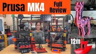 Prusa MK4 Full Review An awesome 3D printer but is it competitively enough in todays market [upl. by Usanis]