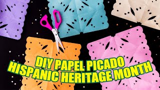 DIY Papel Picado Hispanic Heritage Month [upl. by Liddle]