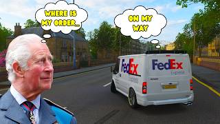 When King Charles Orders Something  Ford Transit  Fedex [upl. by Lewendal78]