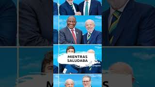 Lula sonríe con todos los presidentes lula g20 brasil méxico argentina milei derecha [upl. by Andras]