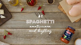 Spaghetti amatriciana med kylling [upl. by Reggy613]