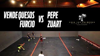 Vende QuesosFurcio VS PepeZuart  Juego con Pelota de Lona quotFrontón Las Palmerasquot 😉😃 [upl. by Delly]