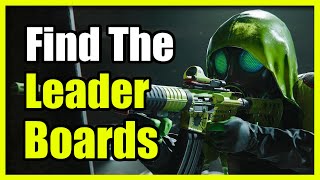 How to Find the Leaderboard in COD Black Ops 6 Find your STATS [upl. by Rhyne]