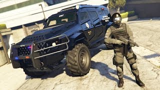 GTA 5 Mods  PLAY AS A COP MOD GTA 5 Police SWAT LSPDFR Mod Gameplay GTA 5 Mods Gameplay [upl. by Maisie]