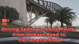 Driving Sydneys Iconic Rote  From Hickson Road to Parramatta Road [upl. by Hachman]