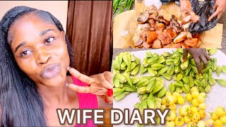 Market vlog  How to cook okra soup  Wife’s Diary  Amico TV [upl. by Leehar367]