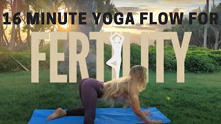 Yoga Flow for Fertility BOOST YOUR REPRODUCTIVE HEALTH NATURALLY [upl. by Anihcak361]