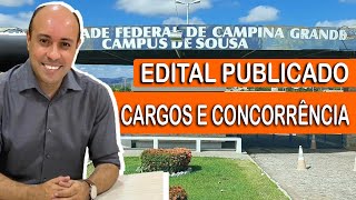 Edital UFCG  Cargos e concorrência [upl. by Boris]