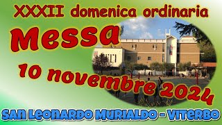 Messa 10 novembre 2024 [upl. by Haras753]