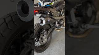 Termignoni exhaust idle Ducati Scrambler nextgen nightshift 2024 [upl. by Thomasa479]