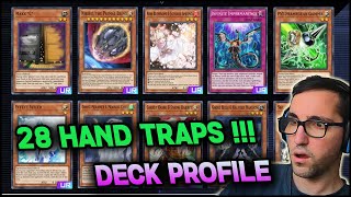 ESTE JUGADOR DE YUGIOH USA 28 HANDTRAPS EN SU DECK YUGIOH 2024 [upl. by Newbold702]