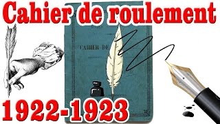 Ecrire à 8 ans en 1922 à Boudjellil cahier de roulemnt en vidéo [upl. by Geaghan914]